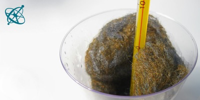Sciensation hands-on experiment for school: Warm steel wool ( chemistry, oxidation, exothermic)